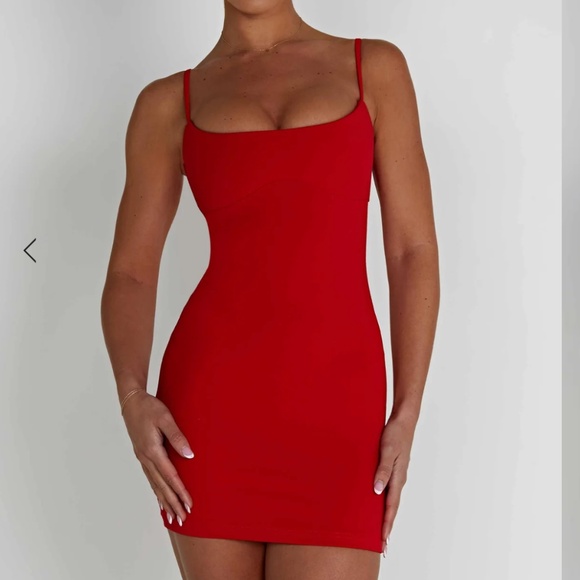 Babyboo Estee Mini Dress - Red - Picture 1 of 3